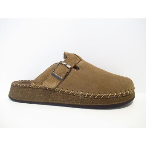 CYPRES pantoffel bruin midden