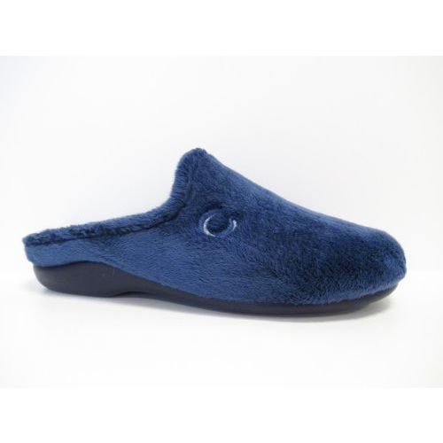 CYPRES pantoffel blauw donker