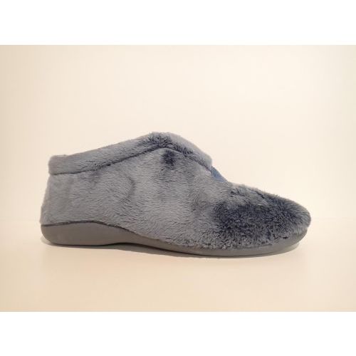 CYPRES pantoffel blauw midden