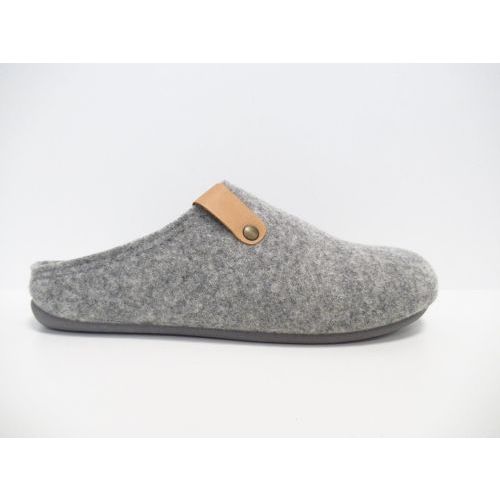 CYPRES pantoffel grijs midden