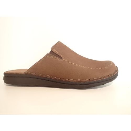 CYPRES pantoffel bruin donker