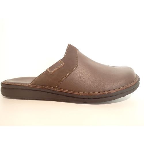 CYPRES pantoffel bruin midden