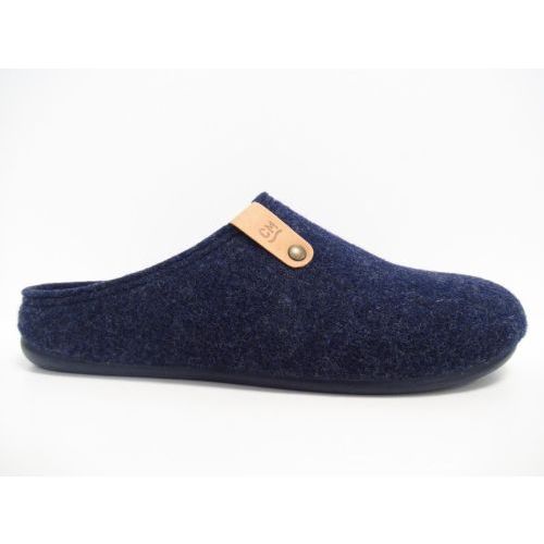 CYPRES pantoffel blauw donker