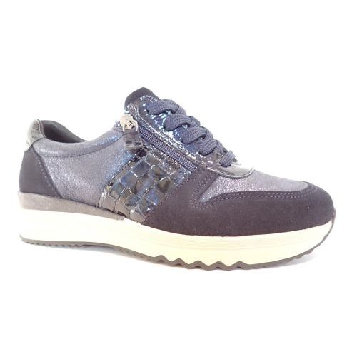 CYPRES veterschoen blauw donker