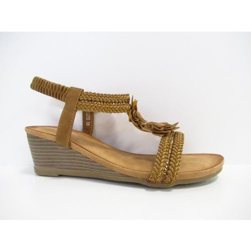 ELLA CRUZ sandaal bruin midden