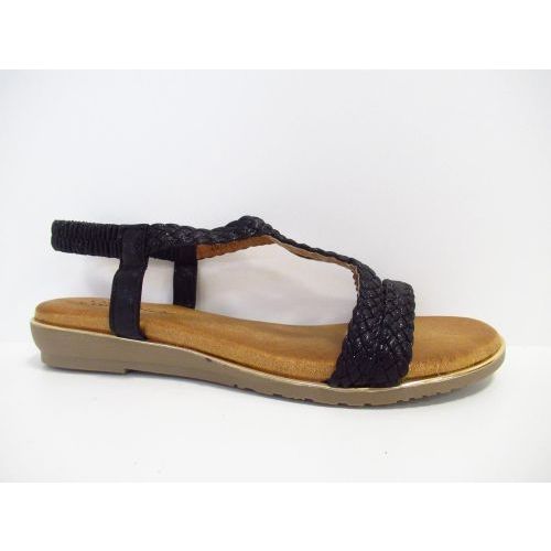 ELLA CRUZ sandaal zwart