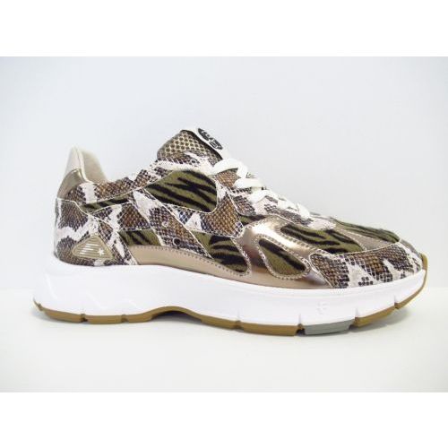 FLORIS VAN BOMMEL veterschoen bruin donker