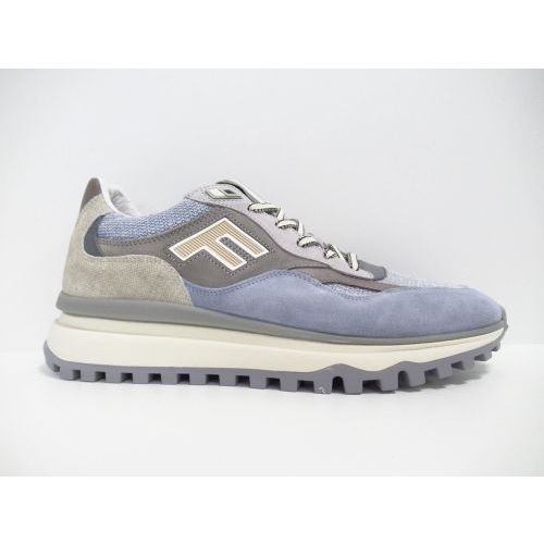 FLORIS VAN BOMMEL veterschoen blauw licht