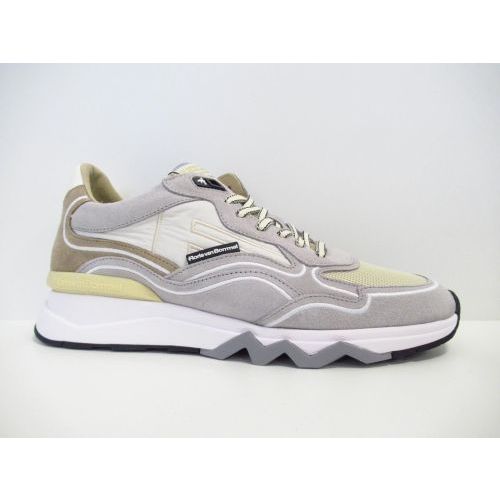 FLORIS VAN BOMMEL veterschoen grijs licht