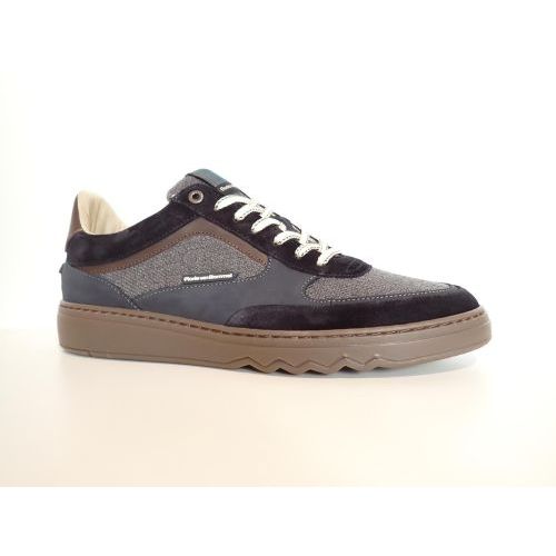 FLORIS VAN BOMMEL veterschoen blauw donker