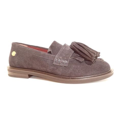 FRED DE LA BRETONIERE mocassin blauw donker