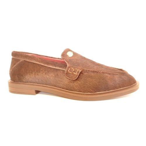 FRED DE LA BRETONIERE mocassin bruin donker