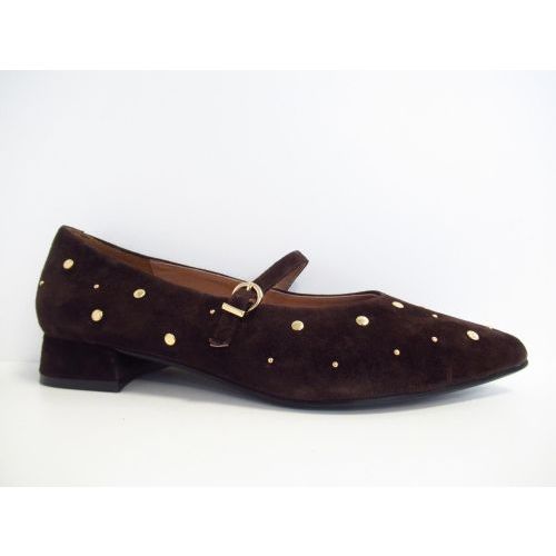 GIOIA ballerina bruin donker