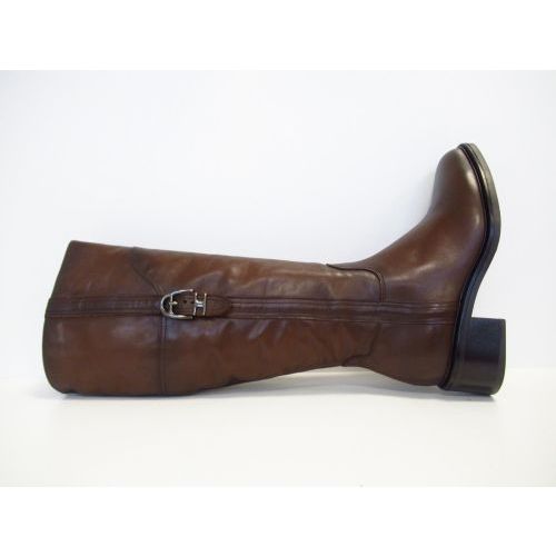 GIOIA laars hoog bruin donker