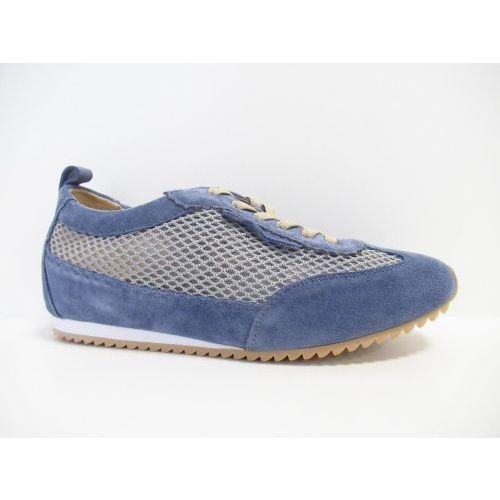 GIOIA veterschoen blauw midden