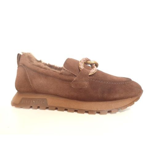 HISPANITAS mocassin bruin donker