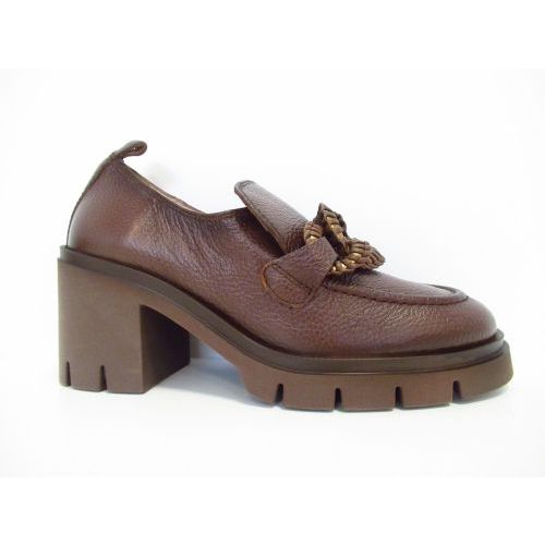 HISPANITAS mocassin bruin donker
