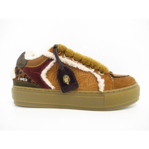 KURT GEIGER veterschoen bruin midden