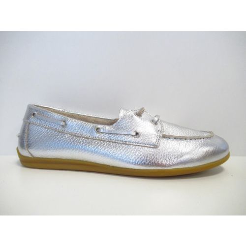 LA STRADA mocassin zilver