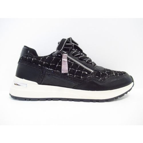 LA STRADA veterschoen zwart