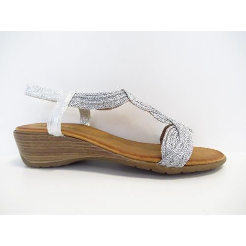 LISA & JO sandaal zilver