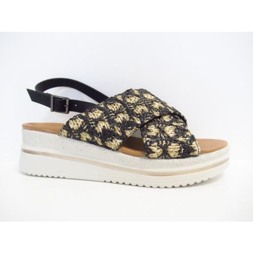 LISA & JO sandaal zwart