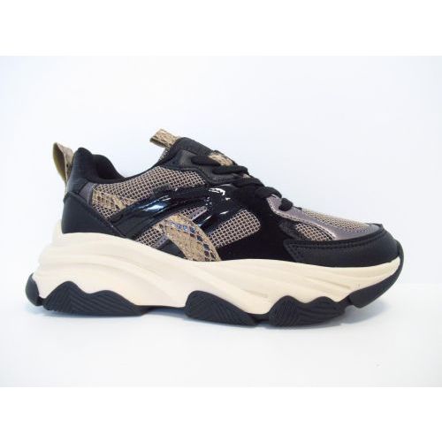 POSH veterschoen zwart