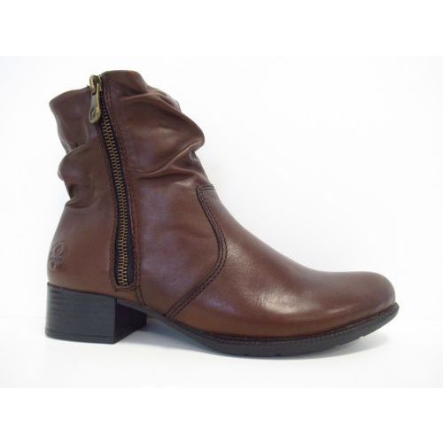 RIEKER laars laag bruin donker