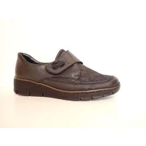 RIEKER mocassin zwart