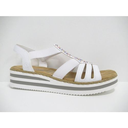 RIEKER sandaal wit