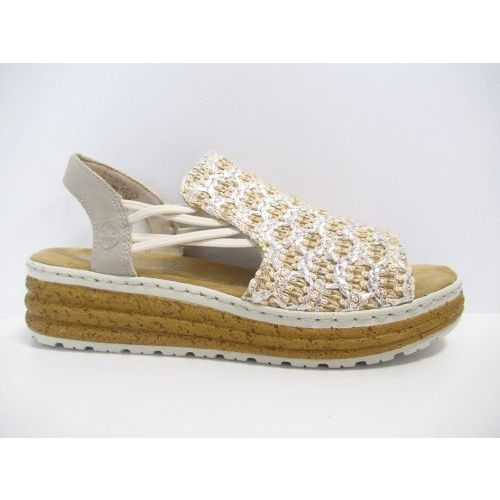 RIEKER sandaal beige