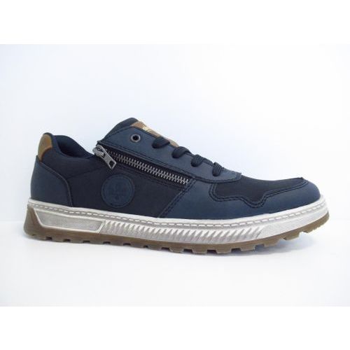 RIEKER veterschoen blauw donker