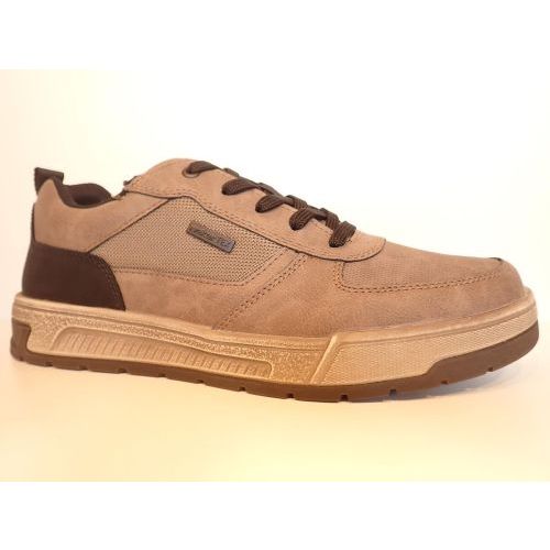 RIEKER veterschoen taupe