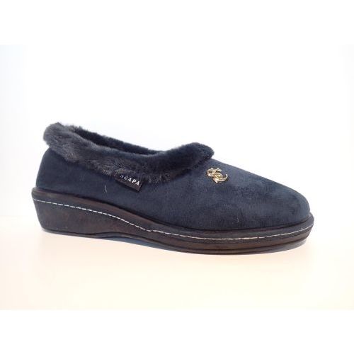SCAPA pantoffel blauw donker