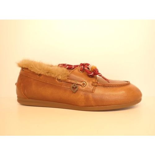 SHOECOLATE veterschoen bruin midden
