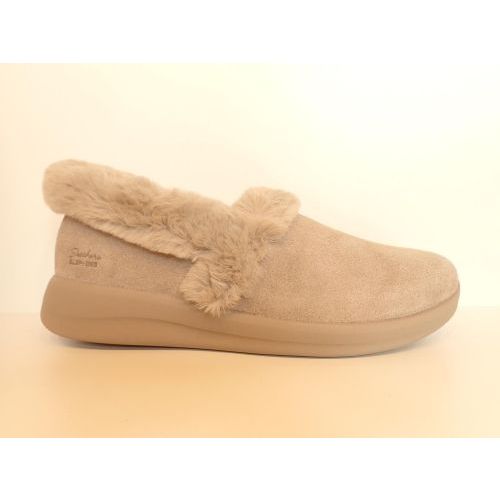 SKECHERS pantoffel taupe