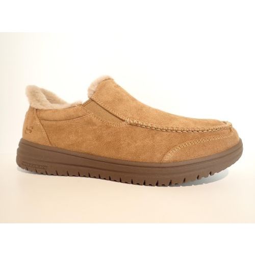 SKECHERS pantoffel bruin midden