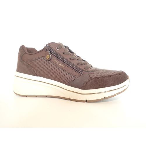 SKECHERS veterschoen bruin donker