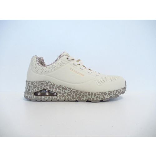 SKECHERS veterschoen wit