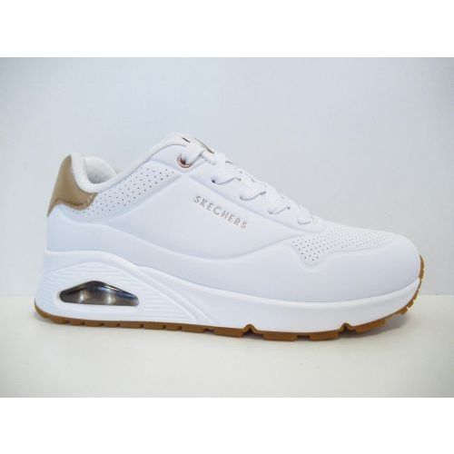 SKECHERS veterschoen wit