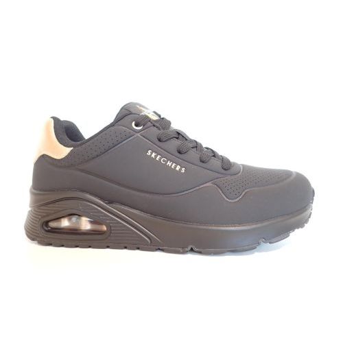 SKECHERS veterschoen zwart