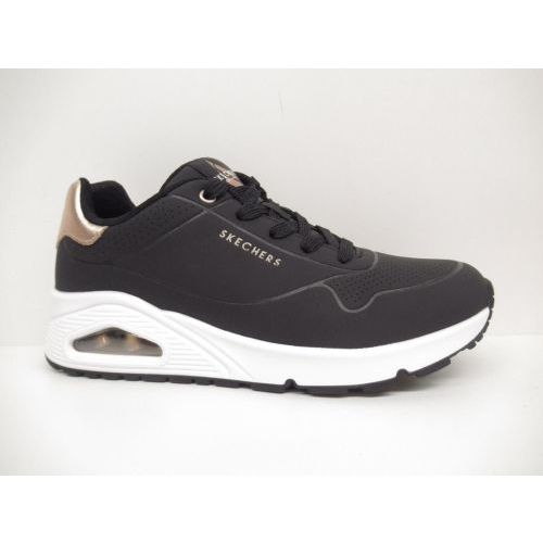 SKECHERS veterschoen zwart