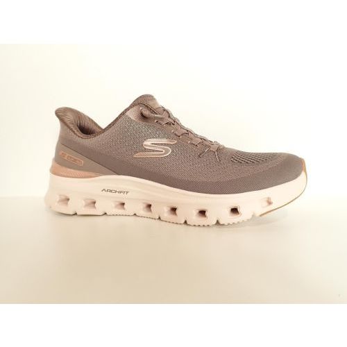 SKECHERS veterschoen bruin donker