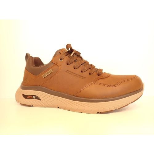 SKECHERS veterschoen bruin midden