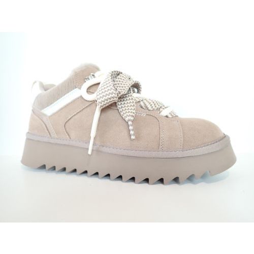 TAMARIS veterschoen beige