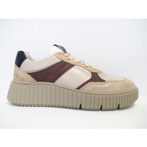 TAMARIS veterschoen beige