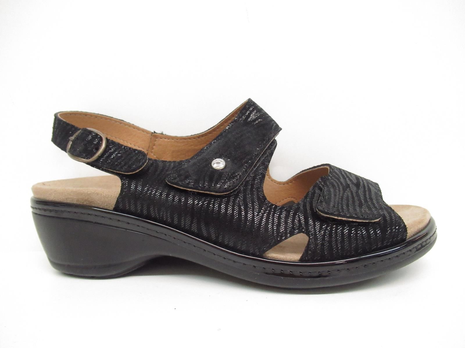 CYPRES sandaal zwart dames (CYPRES - 5911/120 7485 MONI205) - Snoeys - Schoenenwinkels in Antwerpen, Herentals en Leuven